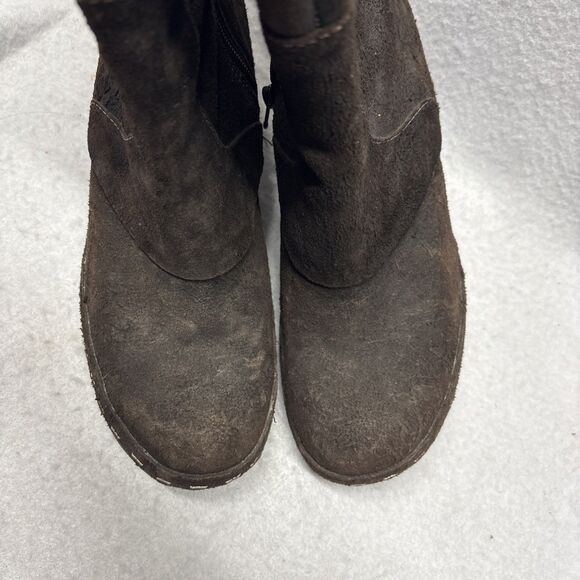 Merrell Womens Dark Brown EXPRESSO Suede Leather Mid-Calf Boots Size 6.5 - Picture 7 of 7